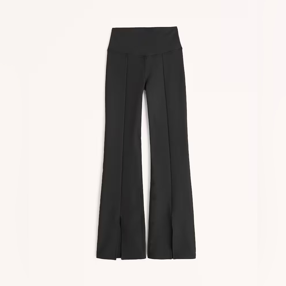 YPB sculptLUX Split Flare Legging- ONYX - XS SHORT